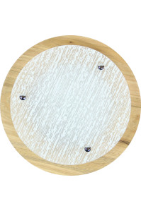 Потолочный круглый светильник SVLIGHT одноламповый 5205/2-34J светло-коричневый